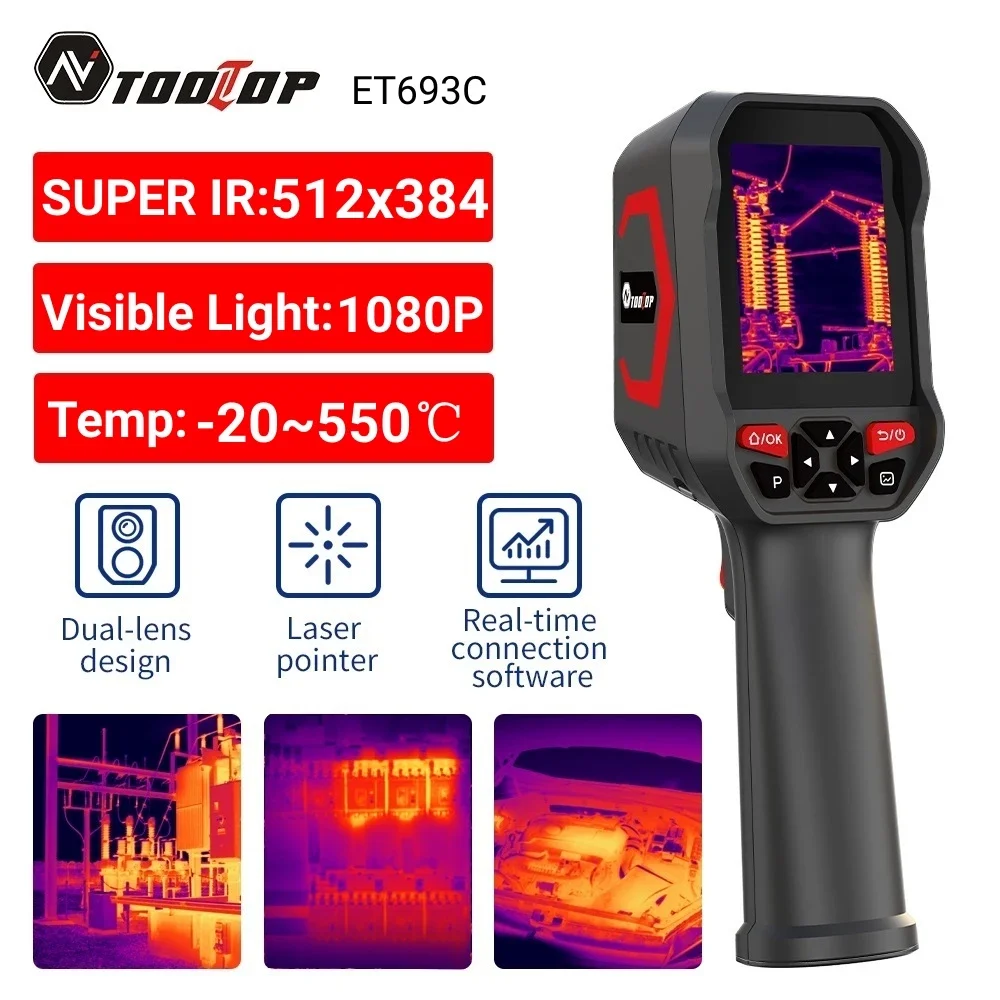 Thermal Imaging Camera Pcb Repair - TOOLTOP ET693C Super IR 512x384 Thermal