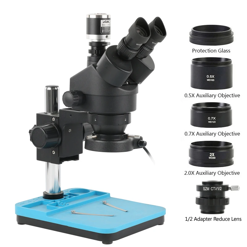 7X-90X Simul-Focal Zoom Trinoc - Simul-Focal Industrial Microscope 4K Hdmi ulasan dan harga