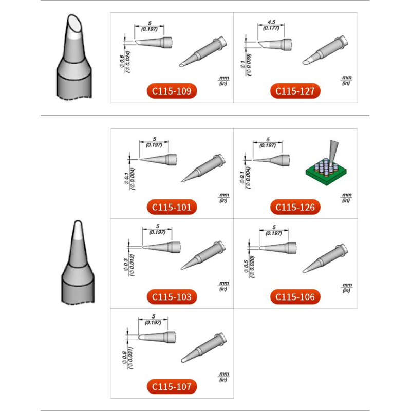 Original JBC C115 Cartridges S - C115 Nano Soldering Iron Station ulasan dan harga